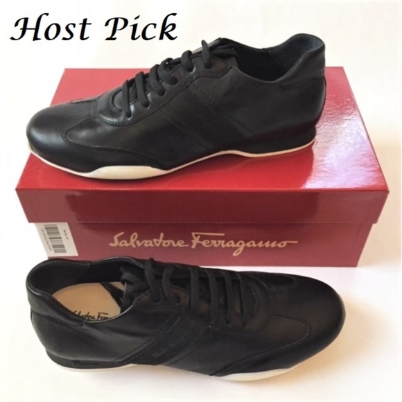 Salvatore Ferragamo Other - SALVATORE FERRAGAMO men's sneakers, black NWOT